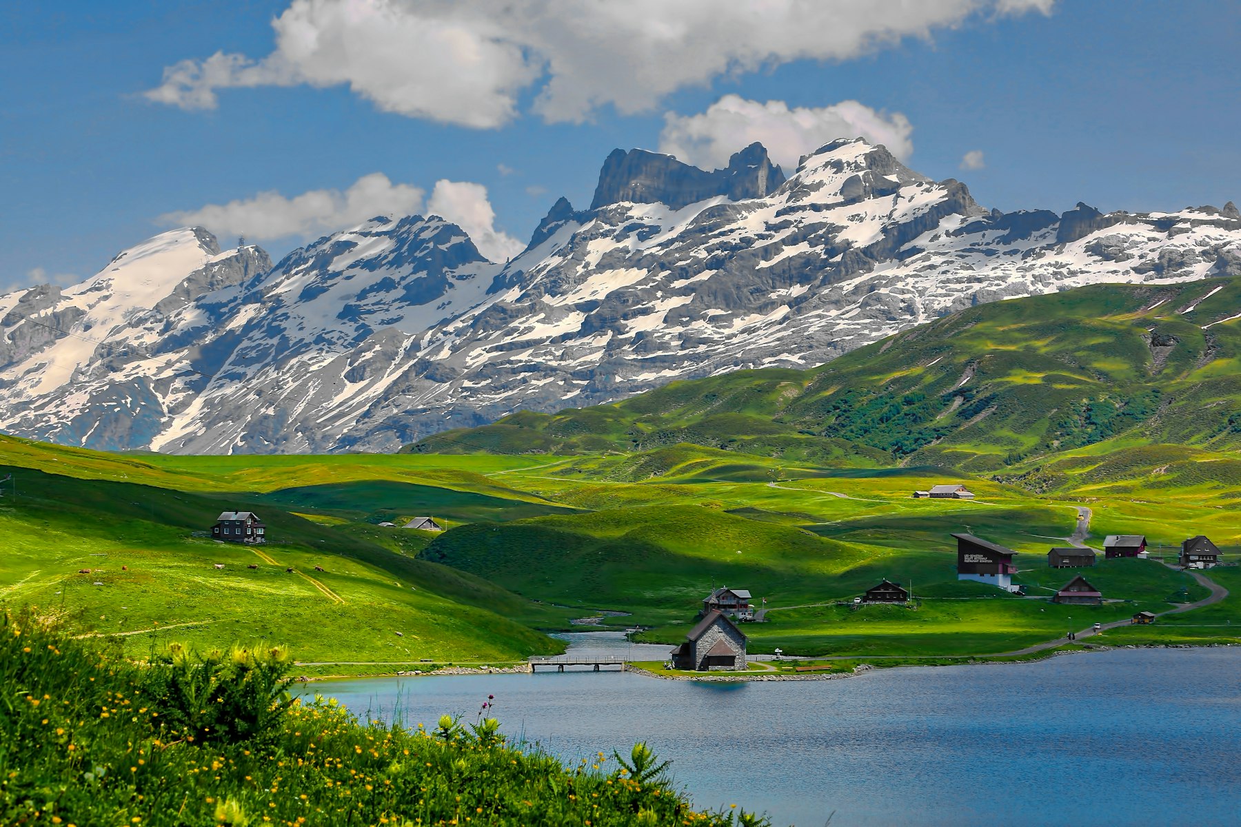 Paysage vaudois Gambournens Suisse